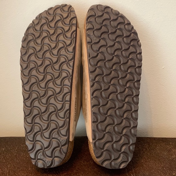 BIRKENSTOCK Near-New Arizona Oiled Leather Tan Sandals Size 41 - Picture 5 of 9